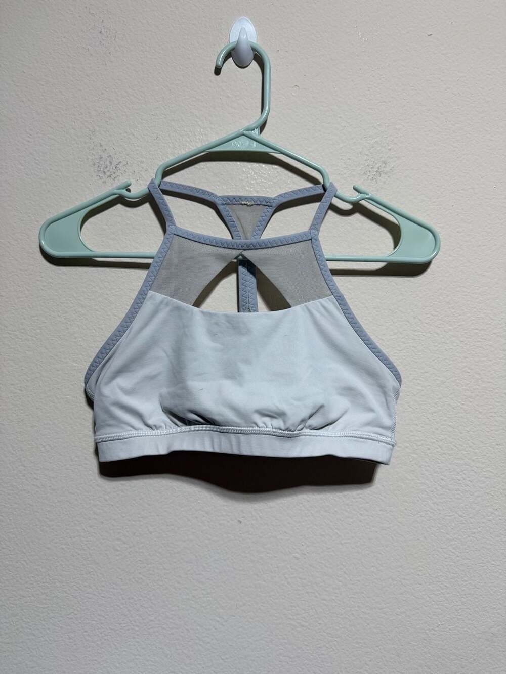 Lululemon High-Neck Mesh Racerback Sports Bra, Size 6